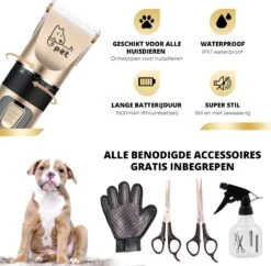 BeautyFit - 16-delig Hondentondeuse Set - Professionele Honden Trimset - Dieren Tondeuse Voor Dikke Vacht - Meest Complete Set - Inclusief 4 Opzetkammen - Hondenschaar - Mist Verstuiver - Handschoen Borstel - Nagelknipper 12 BeautyFit - 16-delig Hondentondeuse Set - Professionele Honden Trimset - Dieren Tondeuse Voor Dikke Vacht - Meest Complete Set - Inclusief 4 Opzetkammen - Hondenschaar - Mist Verstuiver - Handschoen Borstel - Nagelknipper -Honden Benodigdheden Verkoop 1200x1175 4