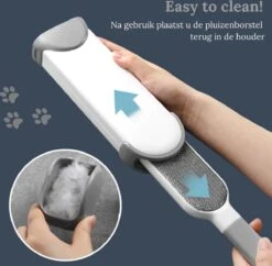 Pet Lovers - Huisdierhaar Verwijderaar - Dierenhaar Verwijderaar - Pluizenborstel - Kledingborstel - Haarverwijderaar - Ontpluizer - Honden En Kattenhaar Verwijderaar - + GRATIS Draagbare Haarverwijderaar -Honden Benodigdheden Verkoop 1200x1176 3