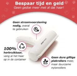 PluizenBOEF® Huisdierhaar Verwijderaar - Haarverwijderaar Voor Huisdieren - Hondenhaar - Kattenhaar - Pluizenborstel -Honden Benodigdheden Verkoop 1200x1176 4