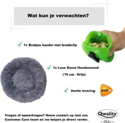 Hondenmand Donut – 70 Cm - Honden Mand – Pluche – Fluffy – Extra Zacht - Kattenmand - Hondenkussen – Kattenkussen – Bed - Wasbaar Met Rits – Hondenmanden – Rond – Bank – Grijs - Qwality 21 Hondenmand Donut – 70 Cm - Honden Mand – Pluche – Fluffy – Extra Zacht - Kattenmand - Hondenkussen – Kattenkussen – Bed - Wasbaar Met Rits – Hondenmanden – Rond – Bank – Grijs - Qwality -Honden Benodigdheden Verkoop 1200x1181 8