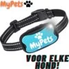 MyPets™ Anti-blafband - Anti Blaf Apparaat - Voor Kleine Honden En Grote Honden - Diervriendelijk - Opvoedingshalsband - Trainingshalsband - 2022/2023 Versie - Inclusief Batterijen