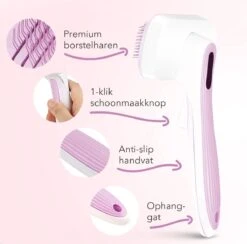 Lubadoo® - Kattenborstel - Hondenborstel - Kattenkam - Kattenhaar - Hondenhaar - Huisdierhaar Verwijderaar - Haarverwijderaar Voor Huisdieren - Langharig - Kortharig - Roze -Honden Benodigdheden Verkoop 1200x1184 4