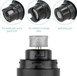 Navaris Elektrische Nagelvijl Voor Huisdieren - Met Diamanten Vijlkop - Voor Honden, Katten En Konijnen - Ook Voor Vogelsnavels - Draadloos -Honden Benodigdheden Verkoop 1200x1184 6