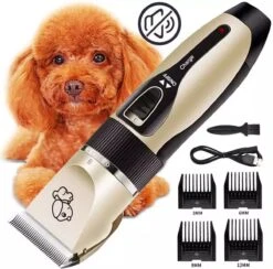 Merkloos Professionele Dierentondeuse - Scheerapparaat Voor Honden En Katten - Trimmer - 4 Opzetstukken - Oplaadbaar - Draadloos - Stil - Verschillende Haar En Vachtlengtes - Haartrimmer - Hondentrimmer - Honden Trimmer - Honden Knippen - Haren Knippen -Honden Benodigdheden Verkoop 1200x1186 12