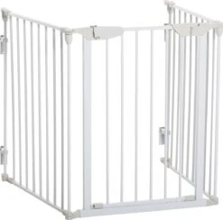 PawHut Afschermhek Voor Honden Veiligheidshek Hondenhek 3 Elementen Kunststof Wit D06-100V01 -Honden Benodigdheden Verkoop 1200x1187 10