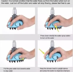 WVspecials Huisdieren Douche - Douche Voor Honden - Honden Douche - Inclusief Slang - Inclusief Drie Kraanadapters - Geschikt Voor Binnen En Buiten - Hondendouche - Hondenbad - Hondenborstel - Hondenkam - Hondenwassen - Hondenzwembad - Tuinslang -Honden Benodigdheden Verkoop 1200x1187 5