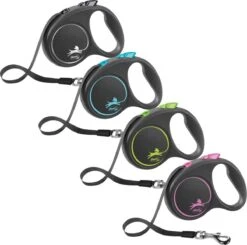 Flexi Rollijn Design - Zwart / Blauw - L -Honden Benodigdheden Verkoop 1200x1189 15