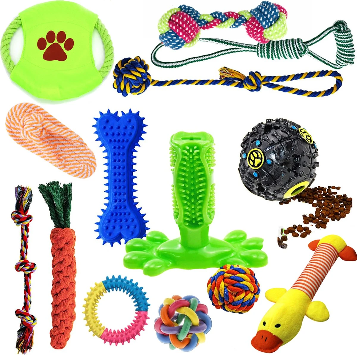 Filo Honden Speelgoed Set 14 Stuks - Hondenspeeltjes Knuffel - Hondenbal - Flostouw - Bot - Frisbee - Hondentouw - Hondenspeelgoed Intelligentie - Kauwspeelgoed Hond En Puppy - Bijtspeelgoed Hondenknuffel - Hondenspeeltje Met Piep 3 Filo Honden Speelgoed Set 14 Stuks - Hondenspeeltjes Knuffel - Hondenbal - Flostouw - Bot - Frisbee - Hondentouw - Hondenspeelgoed Intelligentie - Kauwspeelgoed Hond En Puppy - Bijtspeelgoed Hondenknuffel - Hondenspeeltje Met Piep