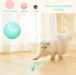 Merkloos Pecute® Elektrische Speelbal - Slimme Interactieve Zelfrollende Bal - Kat En Hond Speelgoed - Kattenspeelgoed - Blauw 10 Merkloos Pecute® Elektrische Speelbal - Slimme Interactieve Zelfrollende Bal - Kat En Hond Speelgoed - Kattenspeelgoed - Blauw -Honden Benodigdheden Verkoop 1200x1192 15