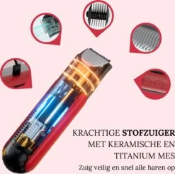 Pet Lovers - Hondentondeuse - Hondentondeuse - Automatische Inhalerende Haren - Dierentondeuse - Hondentrimmer - Hondentondeuse Dikke Vacht - Tondeuse Voor Honden - Hondentondeuse - Draadloos - 2 Opzetkammen - Honden En Katten Tondeuse -Honden Benodigdheden Verkoop 1200x1193 5