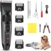 Merkloos Hondentondeuse, Hundeschermaschine / Dog Clippers - Dierenhaartrimmer, Hondentondeuse Kit Hond Verzorging -Honden Benodigdheden Verkoop 1200x1196 8