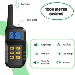 Anti Blafband Met Afstandsbediening - Blafband Voor Honden - Anti Blaf Apparaat Zonder Schok - Twee In Een Trainingshalsband -Honden Benodigdheden Verkoop 1200x1198 16