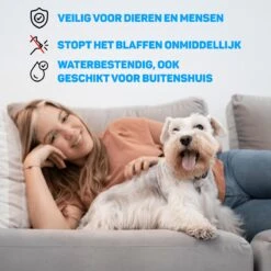 Vulpes Pets® Anti Blaf Apparaat Pro - Anti Blafband Voor Alle Honden - Luxe Hondentrainer - Diervriendelijk & Zonder Schok - Inclusief 9V Batterij - Waterbestendig - Ophangbaar - Instelbare Ultrasone Niveauregeling - 4 Standen -Honden Benodigdheden Verkoop 1200x1200 1004