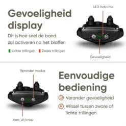 Premium Anti Blafband - Diervriendelijke Opvoedingshalsband Zonder Schok - Trainingshalsband Voor Grote En Kleine Honden - Anti Blaf Band - Correctie Halsband -Honden Benodigdheden Verkoop 1200x1200 1011