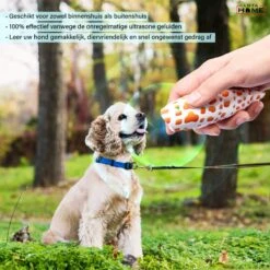 Merkloos LotaHome - Anti Blaf Apparaat - Hondentrainer Voor Binnen En Buiten - Bereik Tot 15 Meter - Diervriendelijk - Zonder Schok - Ultrasone - Voor Alle Honden - Inclusief Clicker -Honden Benodigdheden Verkoop 1200x1200 1037
