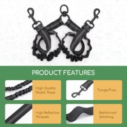 Nobleza Splitter Hondenriem - Dubbel Aanlijnriem Voor Honden - Splitter Verstelbaar - Zwart 15 Nobleza Splitter Hondenriem - Dubbel Aanlijnriem Voor Honden - Splitter Verstelbaar - Zwart -Honden Benodigdheden Verkoop 1200x1200 1100