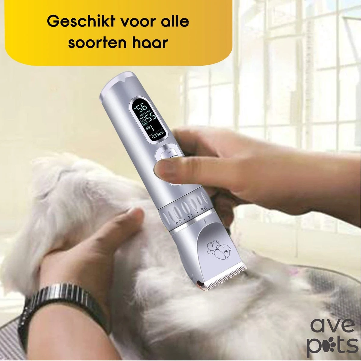 AVE Pets® Volledige Hondentondeuse Set Met Display - Draadloos Tondeuse - Scheerapparaat Voor Je Hond Of Kat - Huisdier Trimmer - Dierentondeuse - Dieren Verzorging 10 AVE Pets® Volledige Hondentondeuse Set Met Display - Draadloos Tondeuse - Scheerapparaat Voor Je Hond Of Kat - Huisdier Trimmer - Dierentondeuse - Dieren Verzorging - Afbeelding 9