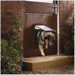 Petsafe 757 Hondenluik - Medium - Zilver/Tranparant -Honden Benodigdheden Verkoop 1200x1200 1157