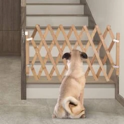 Houten Traphekje Harmonica | Traphekje Hond & Huisdieren | Extra Stevig | Inklapbaar | Met Klembevestiging | Deurhek Accordeon | Deurhekje | Hondenhek | Huisdier Hekje | Traphekje Houten -Honden Benodigdheden Verkoop 1200x1200 1168