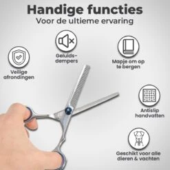 VoordeelShop 7-Delige Huisdier Knipset Met Etui - Trimmen Hond - Honden Schaar - Effileerschaar Hond - Huisdier Trimmer - Huisdier Knippen - Knipschaar Haar - Haar Schaar - Kapper - Kapperset - Scharenset -Honden Benodigdheden Verkoop 1200x1200 121
