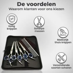 VoordeelShop 7-Delige Huisdier Knipset Met Etui - Trimmen Hond - Honden Schaar - Effileerschaar Hond - Huisdier Trimmer - Huisdier Knippen - Knipschaar Haar - Haar Schaar - Kapper - Kapperset - Scharenset -Honden Benodigdheden Verkoop 1200x1200 122