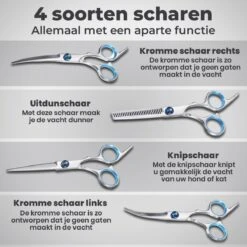VoordeelShop 7-Delige Huisdier Knipset Met Etui - Trimmen Hond - Honden Schaar - Effileerschaar Hond - Huisdier Trimmer - Huisdier Knippen - Knipschaar Haar - Haar Schaar - Kapper - Kapperset - Scharenset -Honden Benodigdheden Verkoop 1200x1200 123