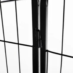 Merkloos Hondenren - Puppyren - Hondenkennel - 8 Kennelpanelen - Staal - 80 Cm Hoog - 640 Cm Omtrek - Uitbreidbaar -Honden Benodigdheden Verkoop 1200x1200 1237