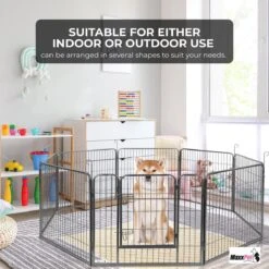 MaxxPet Puppyren - Hondenbench - Hondenren- Puppyren Met 8 Kennelpanelen - Staal -80 X 100 Cm Ø 210 Cm 15 MaxxPet Puppyren - Hondenbench - Hondenren- Puppyren Met 8 Kennelpanelen - Staal -80 X 100 Cm Ø 210 Cm -Honden Benodigdheden Verkoop 1200x1200 1250