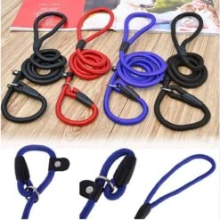 LOUZIR Cesar Millan Sliplijn -Nylon - Hondenriem -verstelbaar- Zwart - 130 Cm -Honden Benodigdheden Verkoop 1200x1200 1282