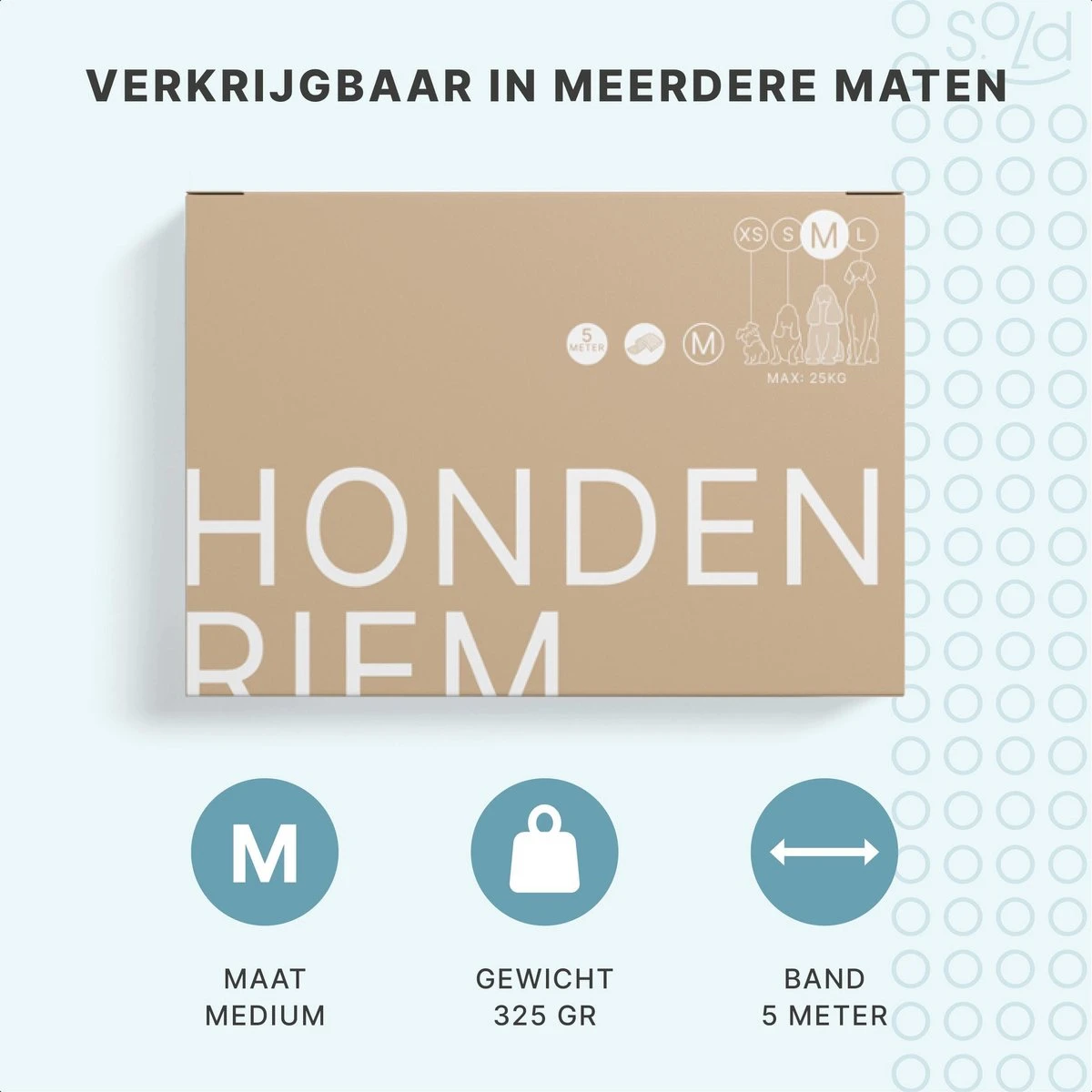 Hondenriem Tape - 5 Meter - Medium - Voor Honden <25 Kg - Zwart-Wit 7 Hondenriem Tape - 5 Meter - Medium - Voor Honden <25 Kg - Zwart-Wit - Afbeelding 5