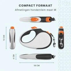 Hondenriem Tape - 5 Meter - Medium - Voor Honden <25 Kg - Zwart-Wit 17 Hondenriem Tape - 5 Meter - Medium - Voor Honden <25 Kg - Zwart-Wit -Honden Benodigdheden Verkoop 1200x1200 1324