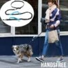 Merkloos Allernieuwste® Elastische Hondenriem 2-in-1 HANDSFREE Voor Hardlopen Shoppen En Wandelen - Honden Riem 160/260 Cm - Blauw Zwart -Honden Benodigdheden Verkoop 1200x1200 1358