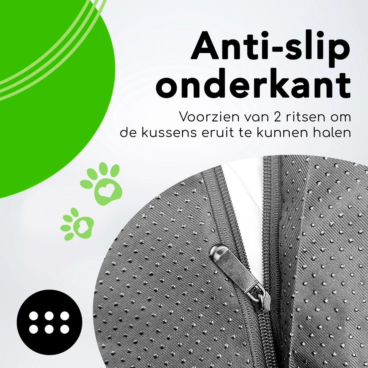 Doxie® Hondenmand – Kattenmand – ⌀ 100 Cm – Met Afneembare Hoesje – Lichtgrijs 4 Doxie® Hondenmand – Kattenmand – ⌀ 100 Cm – Met Afneembare Hoesje – Lichtgrijs - Afbeelding 2