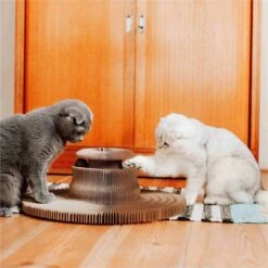 District 70 MAZE 3-in-1 Opvouwbare Kartonnen Kattenmand - Inclusief Catnip Balletje - Voor Slapen, Spelen En Krabben! -Honden Benodigdheden Verkoop 1200x1200 1438