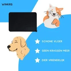 Winkrs - Placemat Voor Voerbak Van Hond Of Kat Huisdieren - Zwart Siliconen Waterdicht 8 Winkrs - Placemat Voor Voerbak Van Hond Of Kat Huisdieren - Zwart Siliconen Waterdicht -Honden Benodigdheden Verkoop 1200x1200 1481