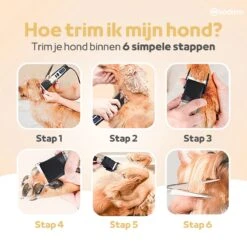 Woodoro Professionele 2-in-1 Hondentondeuse Voor Dikke Vacht – Draadloze Honden Tondeuse & Hondentrimmer – Stille Tondeuse Katten & Honden Trimset -Honden Benodigdheden Verkoop 1200x1200 150
