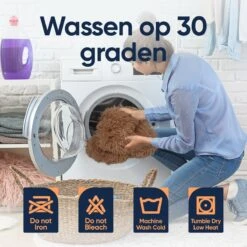 Happysnoots Hondenmand Met Rits - 80cm - Hondenbed - Donut Dog Bed - Fluffy - Grijs - Wasbaar -Honden Benodigdheden Verkoop 1200x1200 1537