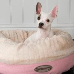 Scruffs Ellen Donut - Warme Hondenmand Van Imitatiebont - Kleur Grijs, Roze Of Bruin - Maat M Of L - Kleur: Grijs, Maat: Medium -Honden Benodigdheden Verkoop 1200x1200 1582