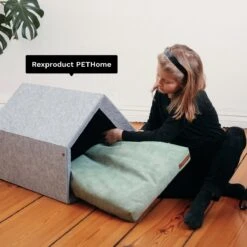 Rexproduct Hondenkussen - Hondenmand - Hondenbed Met Rits En Wasbaar - Manden & Kussens 90 X 110 CM - 0 Tot 80 Kg - SoftPet Groen -Honden Benodigdheden Verkoop 1200x1200 1718