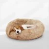 Peaceful Pooch S - Pluizig Hondenbed - 58cm Diameter - Opvouwbaar - In Verschillende Maten. Kattenbed - Wasbaar - Uitneembare Vulling - Ontspant Gewrichten En Spieren - Anti-slip Noppenbodem -Honden Benodigdheden Verkoop 1200x1200 1790