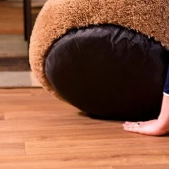 Peaceful Pooch S - Pluizig Hondenbed - 58cm Diameter - Opvouwbaar - In Verschillende Maten. Kattenbed - Wasbaar - Uitneembare Vulling - Ontspant Gewrichten En Spieren - Anti-slip Noppenbodem -Honden Benodigdheden Verkoop 1200x1200 1793