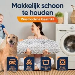 Happysnoots Hondenkussen 70 X 50cm - Hondenbed - Donut Dog Bed - Fluffy - Grijs - Wasbaar 25 Happysnoots Hondenkussen 70 X 50cm - Hondenbed - Donut Dog Bed - Fluffy - Grijs - Wasbaar -Honden Benodigdheden Verkoop 1200x1200 1808