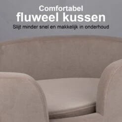 Maxxpro Pet Bed - Huisdieren Tot 80KG - Zacht Fluwelen Kussen - Verhoogd Katten- En Hondenbed - Grijs - 60,5 X 40,5 X 23,5 Cm -Honden Benodigdheden Verkoop 1200x1200 1862