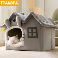 CAT Kattenmand Kattenhuis Maat M - Lekker Slapen Bed Hond Katten Huis Verwijderbare Kussen Ingesloten Pet Bed Voor Kat Kittens Puppy Pet Kat Accessoires -Honden Benodigdheden Verkoop 1200x1200 1921