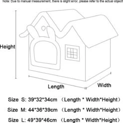 CAT Kattenmand Kattenhuis Maat M - Lekker Slapen Bed Hond Katten Huis Verwijderbare Kussen Ingesloten Pet Bed Voor Kat Kittens Puppy Pet Kat Accessoires -Honden Benodigdheden Verkoop 1200x1200 1922