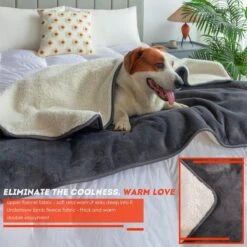 Hondendeken, Fleece, Waterdicht, Wasbaar, Hondenmat, Huisdier, Warme Zachte Deken Voor Hondendeken, Kattendeken, Deken Voor Katten En Honden, Waterdichte Deken Voor Bank, Bed, 150 X 127 Cm -Honden Benodigdheden Verkoop 1200x1200 1932