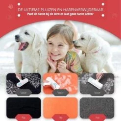 Merkloos Huisdierhaar Verwijderaar Met Kledingborstel - Pluizen En Haren Verwijderaar - Kleding Borstel & Roller - Hondenhaar En Kattenhaar - Pluizenverwijderaar -Honden Benodigdheden Verkoop 1200x1200 199