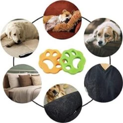 ALG-Shop - Haarverwijderaar Voor Huisdieren - 2 Stuks - Wasmachine Reiniger - Hondenhaar Verwijderaar Voor Wasmachine En Droger - Pluispootjes -Honden Benodigdheden Verkoop 1200x1200 205