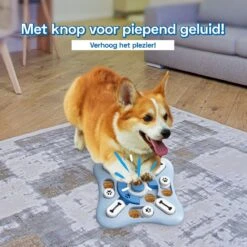 Honden Speelgoed Intelligentie – Hondenpuzzel - Interactieve Training – Voorkomt Verveling – 16 Vakjes – 11 Verplaatsbare Schuifjes - Denkspelletjes Voor Honden - Anti Schrokbak Hond – LumifyMe -Honden Benodigdheden Verkoop 1200x1200 2110