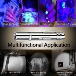 Merkloos Laserpen - Laserlamp - Laserpointer - Laser - Zaklamp - UV-Licht - Multifunctioneel - 7 Verschillende Standen - Dierenspeelgoed - USB-oplaadbaar -Honden Benodigdheden Verkoop 1200x1200 2141